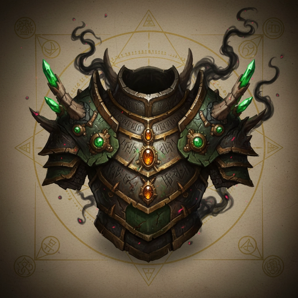 Acid Dragon Armour Art