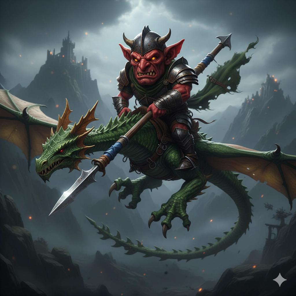 Goblin Rider Good Spear