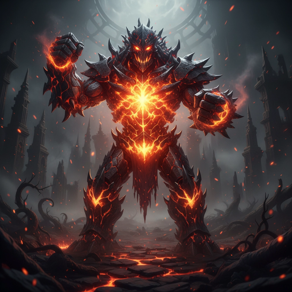 Blazeheart Golem