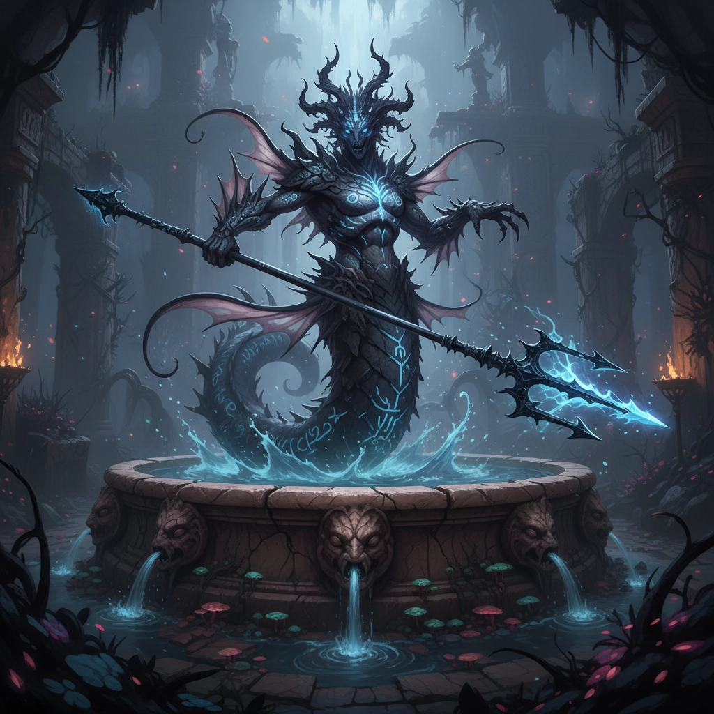 Water Elementalist Statue